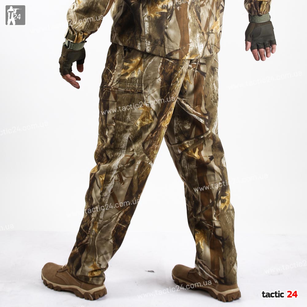 Камуфляж (812) Дубок Темный Желтый лист - Карманы на змейках в военторг tactic24.com.ua