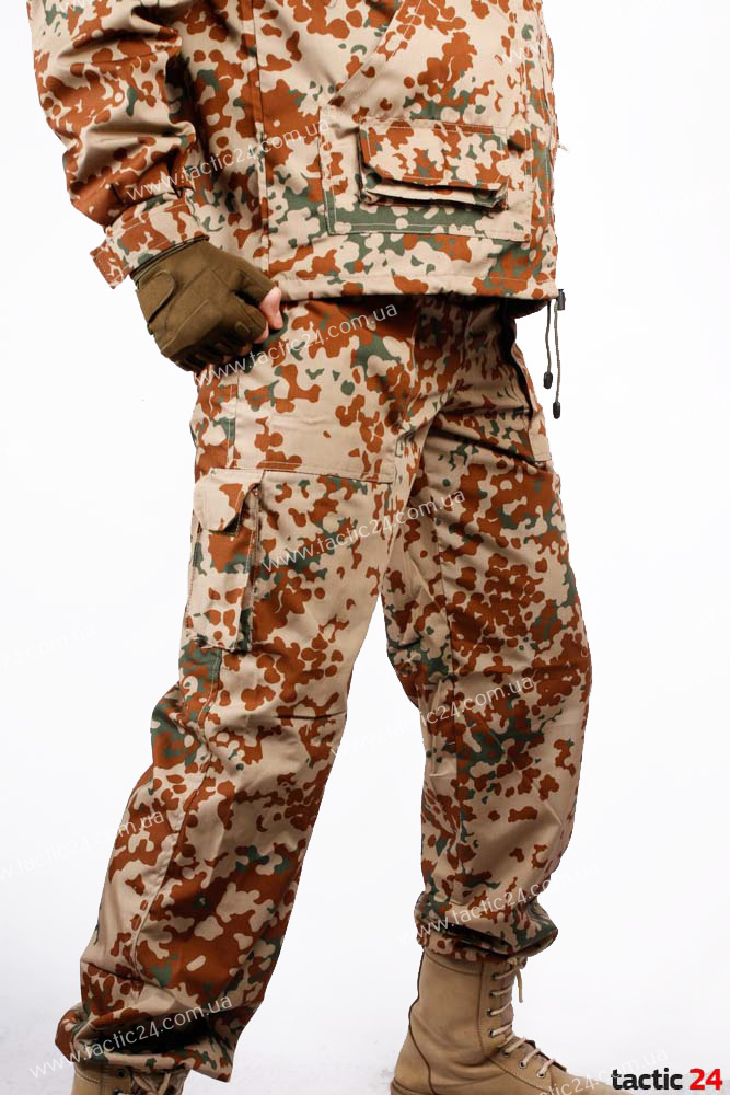 Камуфляж спорт с капюшеном Bundeswehr Tropentarn (Пустыня) с сеткой внутри - хлопок ,  в военторг tactic24.com.ua
