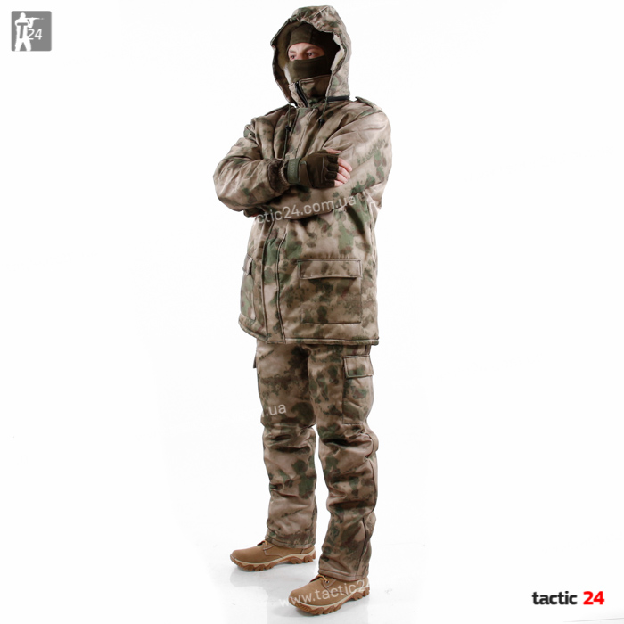 Зимний камуфляж (312) 2-ой синтепон Парка + Штаны A-TACS FG ДЮСПО в военторг tactic24.com.ua