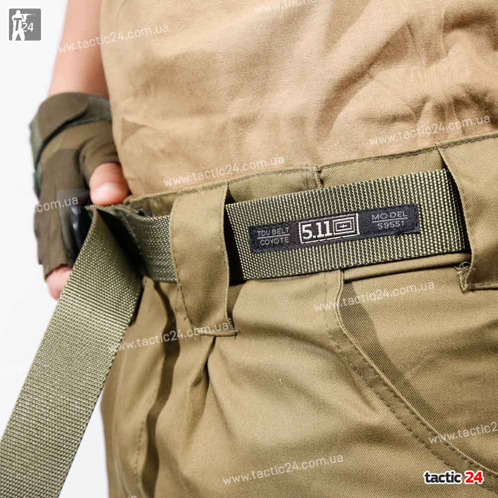 Тактический ремень 5.11 Оливковый в военторг tactic24.com.ua
