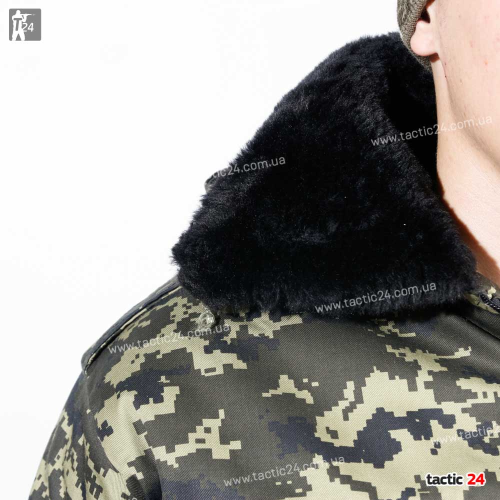 Зимний бушлат Пограничник Уставной Украина  на резинке в военторг tactic24.com.ua