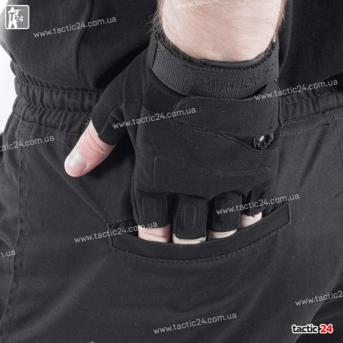 Штаны Ястреб Черные Спортивные в военторг tactic24.com.ua