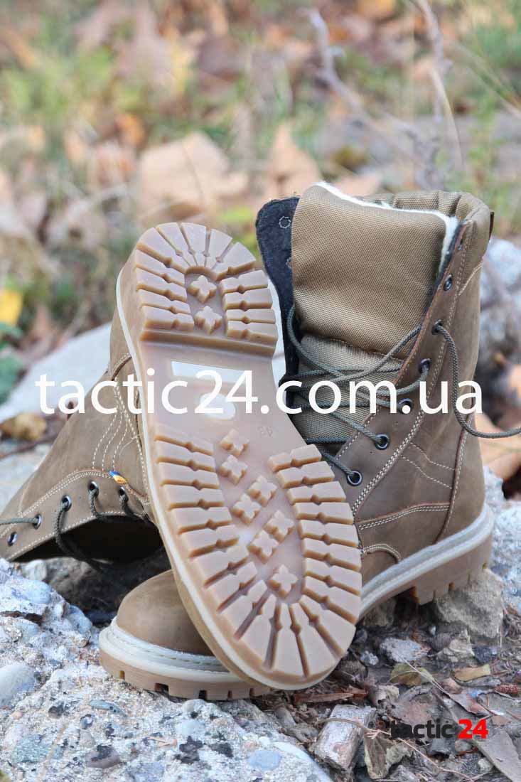 Зимние берцы (851) Олива НАТО шерсть "Старый вездеход" в военторг tactic24.com.ua