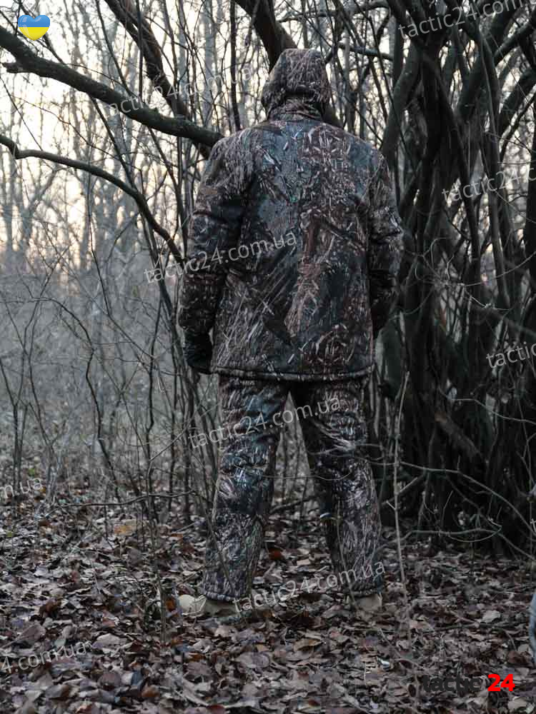 Зимний камуфляжный костюм Мембранный + полукомбинезоны Темный камыш ,  в военторг tactic24.com.ua
