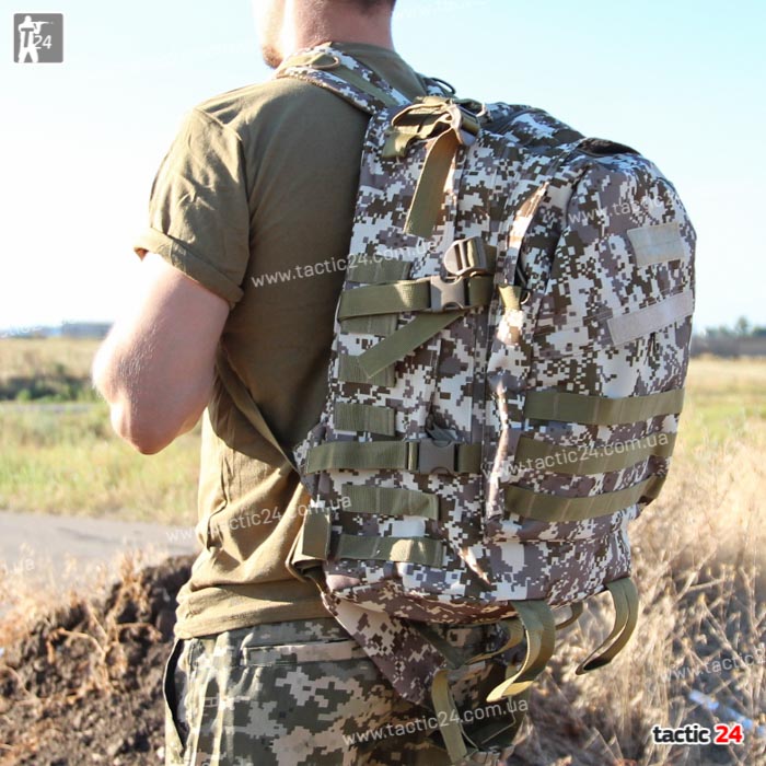 Военный тактический рюкзак Цифра Украина 40л  в военторг tactic24.com.ua