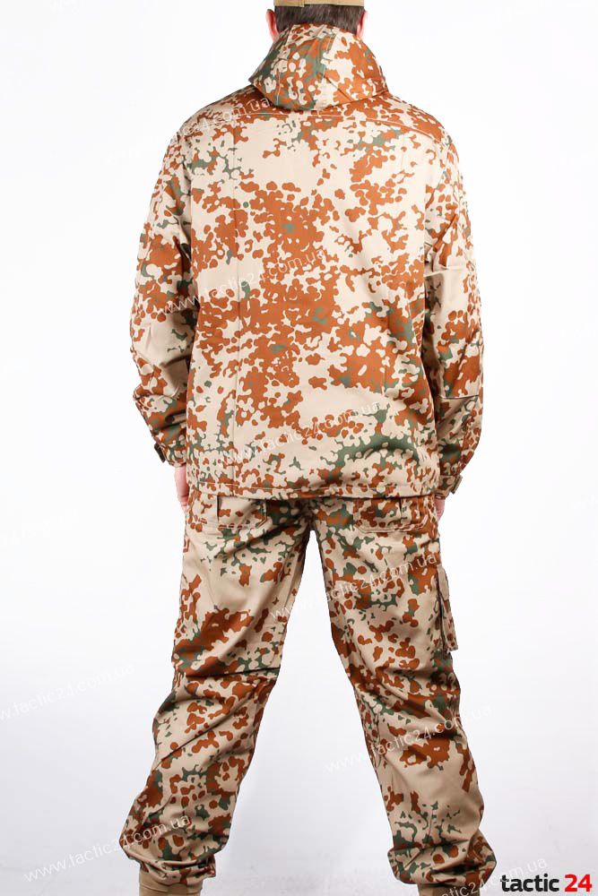 Камуфляж спорт с капюшеном Bundeswehr Tropentarn (Пустыня) с сеткой внутри - хлопок ,  в военторг tactic24.com.ua