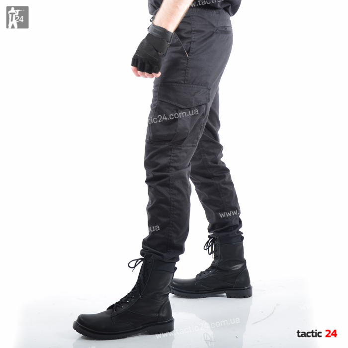 Штаны Ястреб Черные Спортивные в военторг tactic24.com.ua