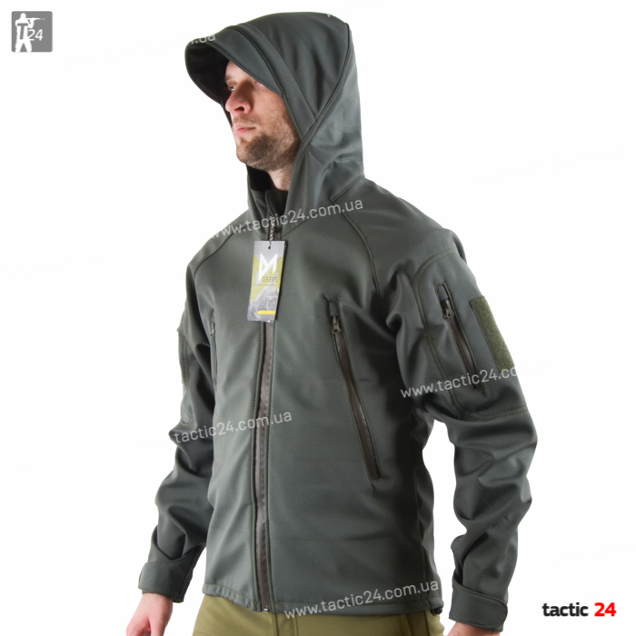 Куртка тактична Softshell Олива в военторг tactic24.com.ua