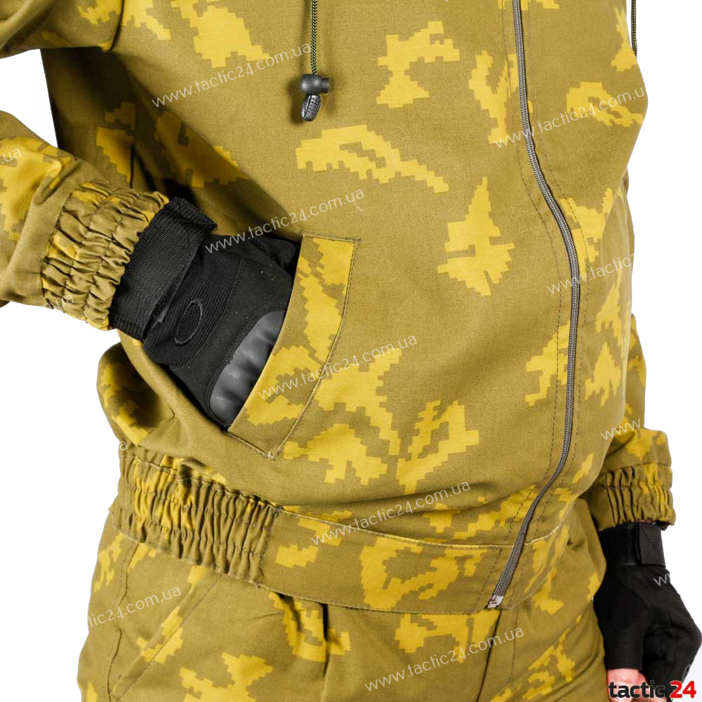 Камуфляж Березка маскировочный халат верхние карманы змейки ( Желтый Лист ) в военторг tactic24.com.ua