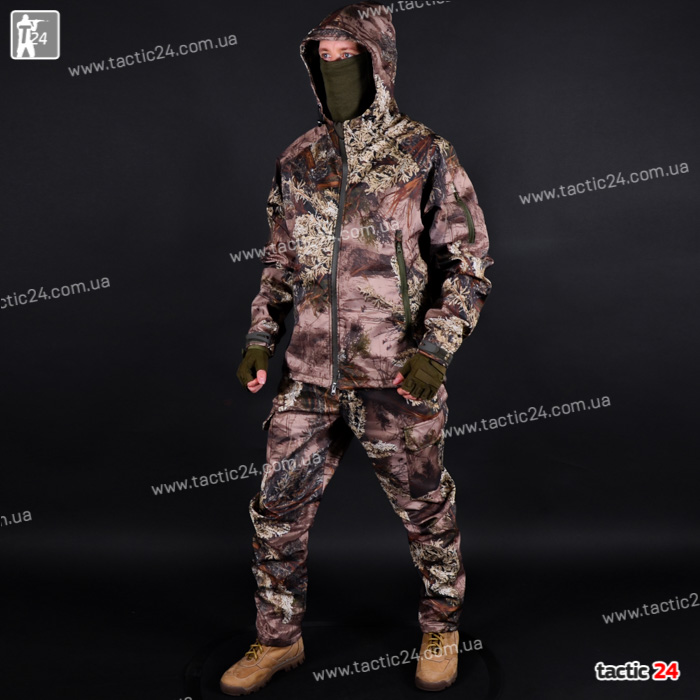 Камуфляжный Костюм Охота-Рыбалка (112) "Хвоя" Пошив как софтшел в военторг tactic24.com.ua