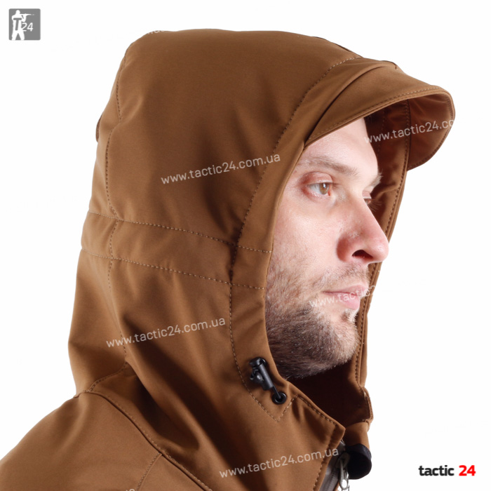 Куртка тактическая Softshell Койот Тан в военторг tactic24.com.ua