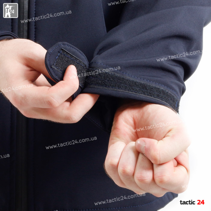 Куртка тактическая Softshell Синий в военторг tactic24.com.ua