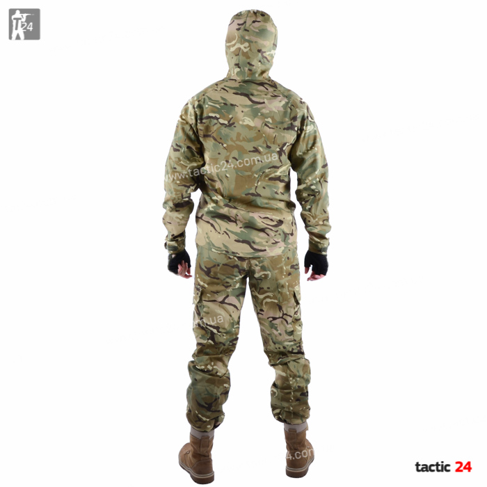 Камуфляж спорт с капюшеном Multicam со змейками рип-стоп в военторг tactic24.com.ua