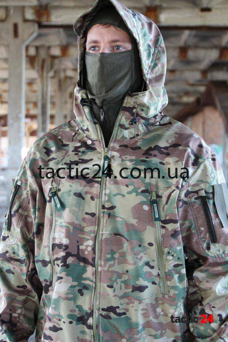 Камуфляжный костюм Softshell Multicam в военторг tactic24.com.ua