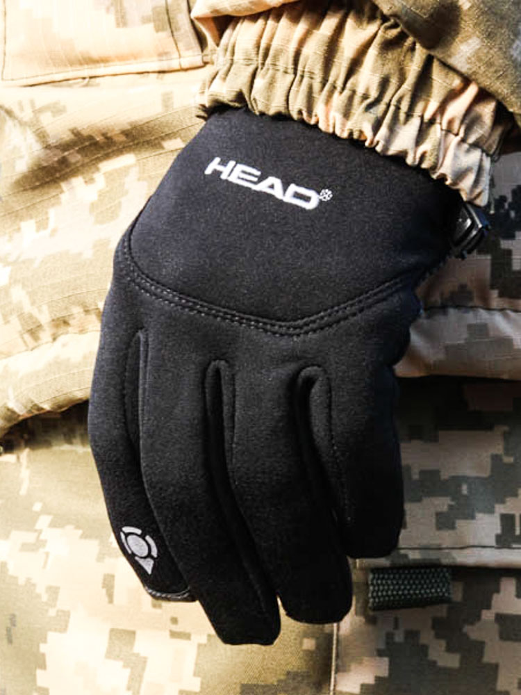 Перчатки сенсорные Head спортивные "Липучяя сторона" в военторг tactic24.com.ua