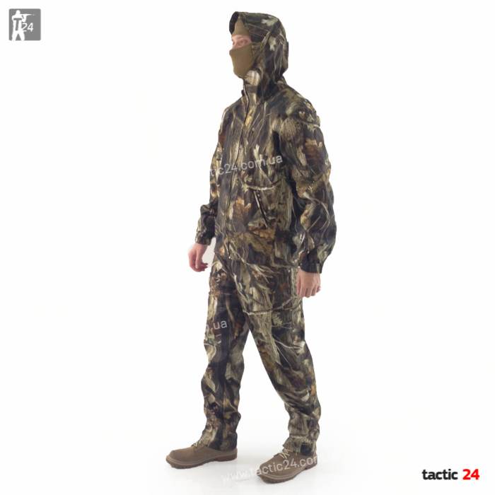 Камуфляжный Костюм (812) "Дуб темный лес" Водоотталкивающий на змейках в военторг tactic24.com.ua