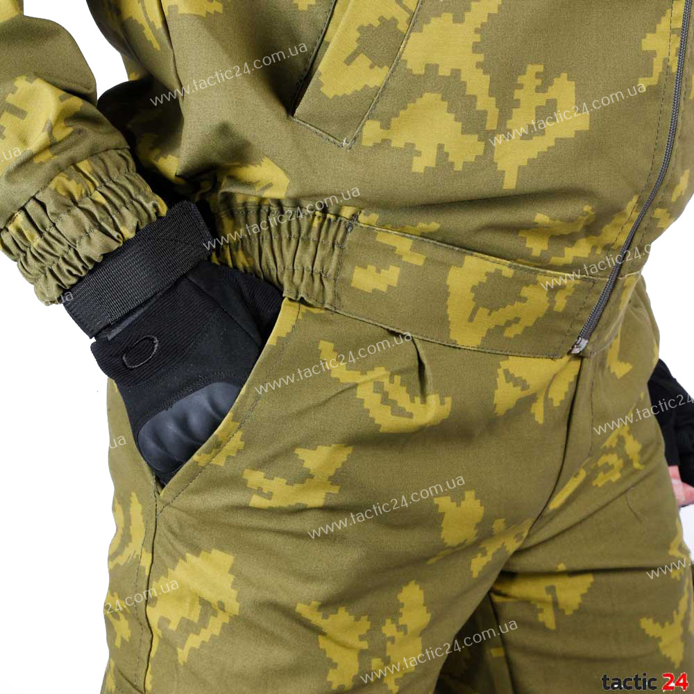 Камуфляж Березка маскировочный халат верхние карманы змейки ( Желтый Лист ) в военторг tactic24.com.ua