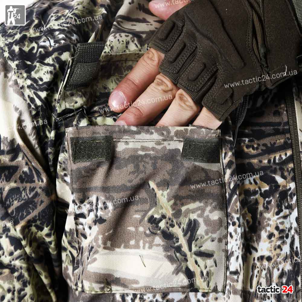 Камуфляж (812) Мох + Карманы на липучках в военторг tactic24.com.ua