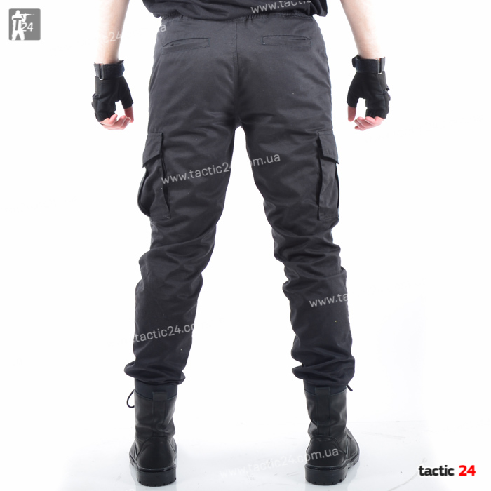 Штаны Ястреб Черные Спортивные в военторг tactic24.com.ua