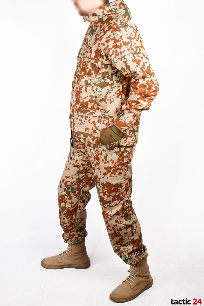 Камуфляж спорт с капюшеном Bundeswehr Tropentarn (Пустыня) с сеткой внутри - хлопок ,  в военторг tactic24.com.ua