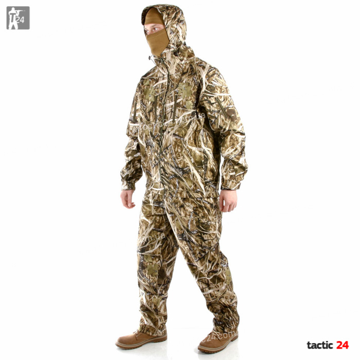 Камуфляжный Костюм (812) "Светлый камыш" водоотталкивающий Дюспо с начесом на змейках в военторг tactic24.com.ua