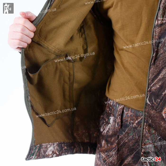 Камуфляжный Костюм (812) "Камыш Золотая нива" Охота Водоотталкивающий Дюспо флис на змейках в военторг tactic24.com.ua