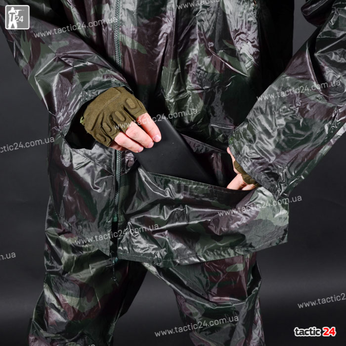 Дождевик камуфляжный Reis "Прорезиненные швы" DPM в военторг tactic24.com.ua