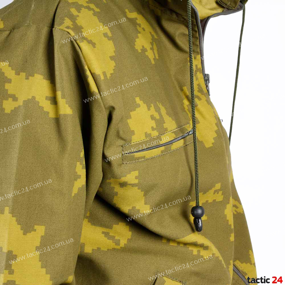 Камуфляж Березка маскировочный халат верхние карманы змейки ( Желтый Лист ) в военторг tactic24.com.ua