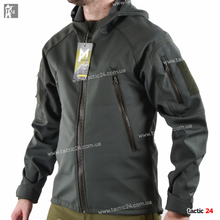 Куртка тактична Softshell Олива в военторг tactic24.com.ua