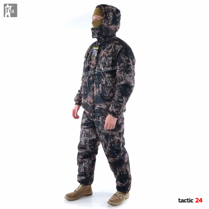 Зимний Камуфляжный костюм Зима "темный лес" в военторг tactic24.com.ua
