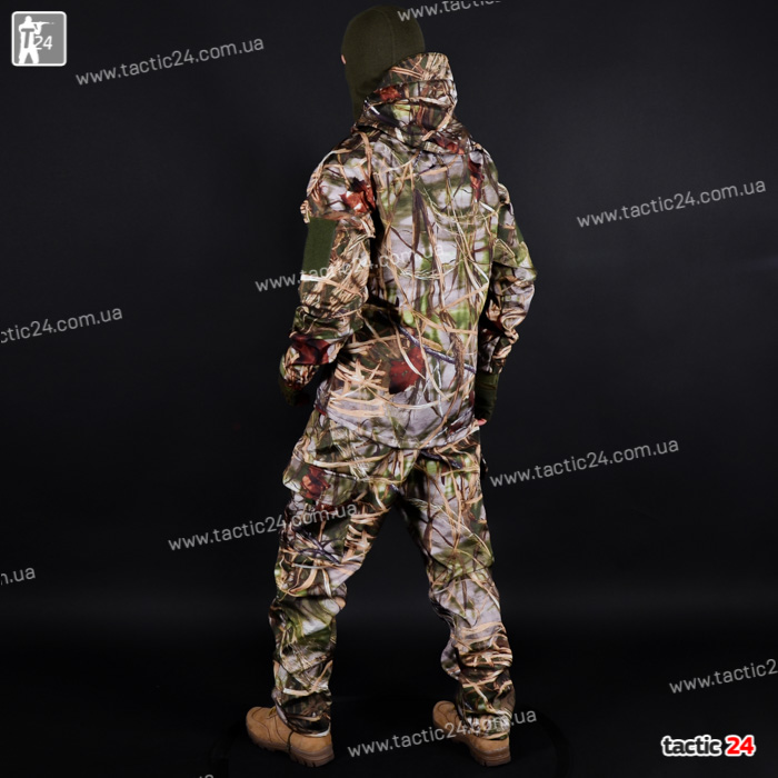 Камуфляжный Костюм Охота-Рыбалка (112) "Камыш Темный" Пошив как софтшел в военторг tactic24.com.ua