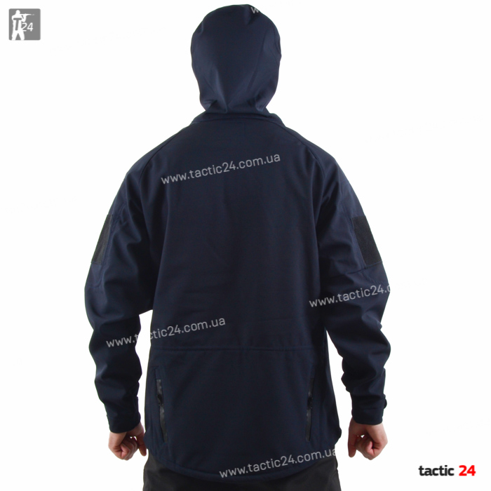 Куртка тактическая Softshell Синий в военторг tactic24.com.ua