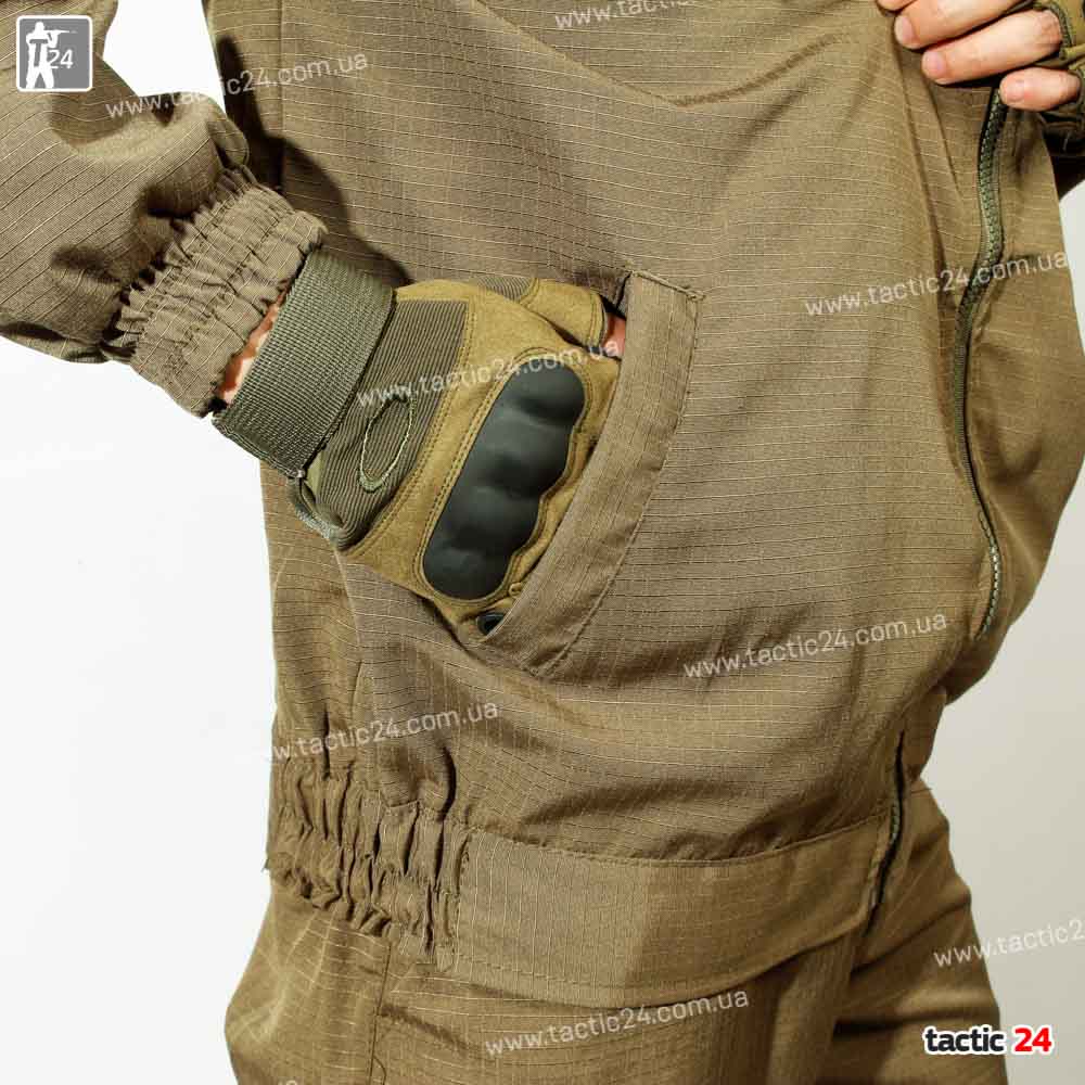 Камуфляж спорт с капюшеном Олива РипСтоп в военторг tactic24.com.ua