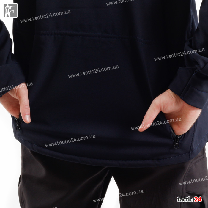 Куртка тактическая Softshell Синий в военторг tactic24.com.ua