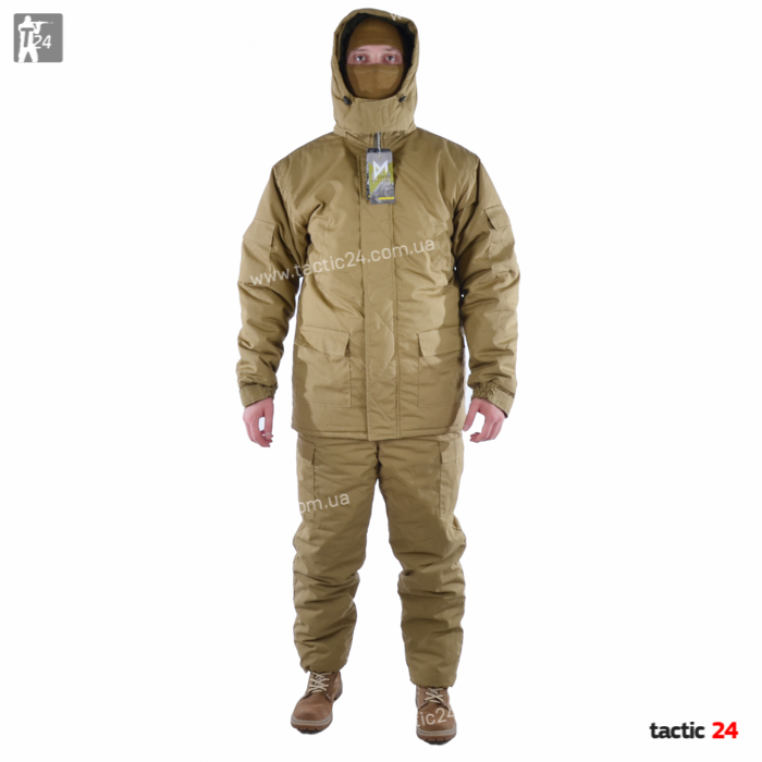 Зимний камуфляж Койот флис  + синтепон  в военторг tactic24.com.ua