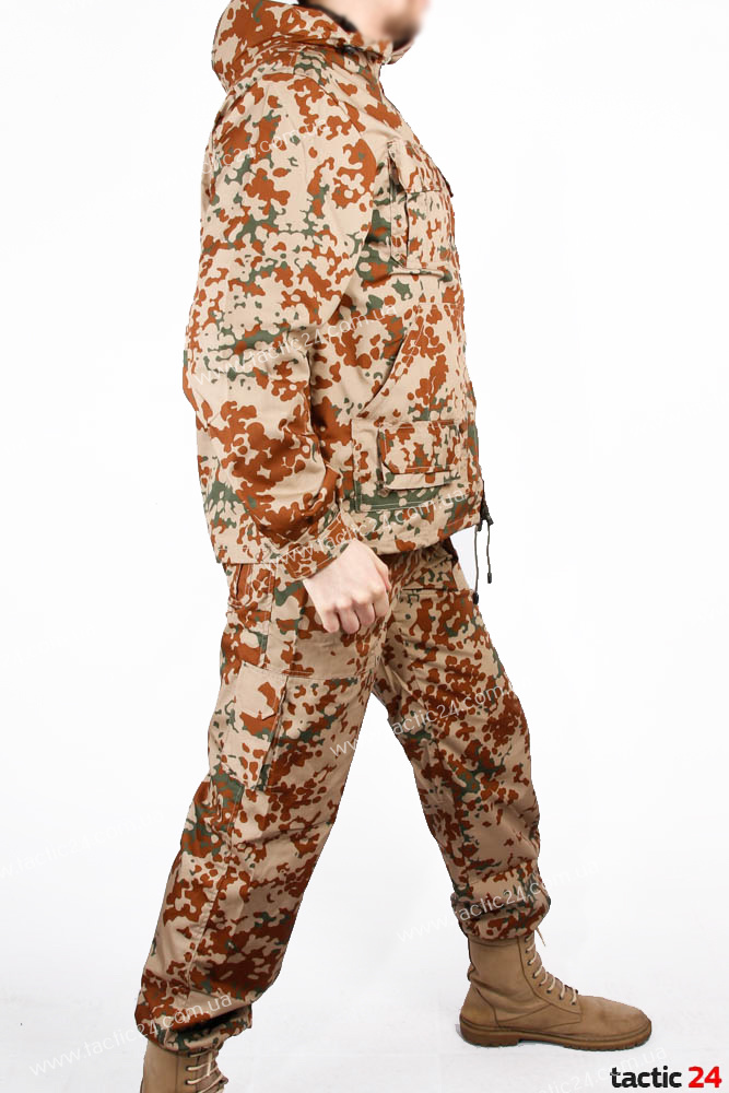 Камуфляж спорт с капюшеном Bundeswehr Tropentarn (Пустыня) с сеткой внутри - хлопок ,  в военторг tactic24.com.ua