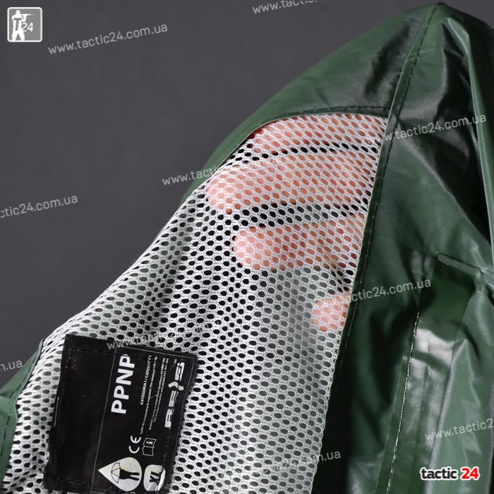 Дождевик Плащ "Прорезиненные швы" Олива в военторг tactic24.com.ua