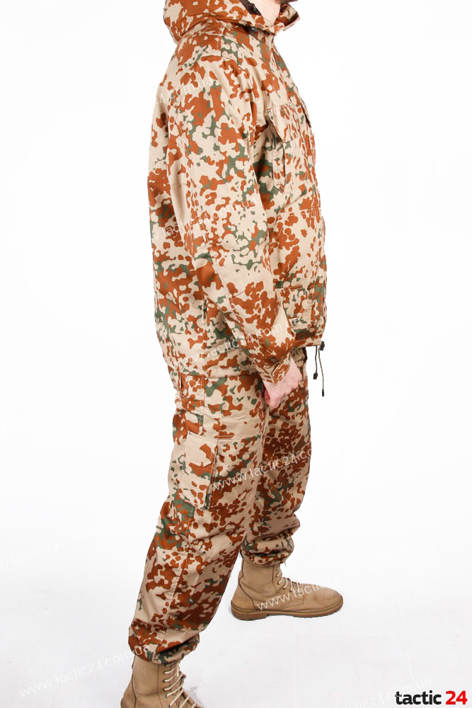 Камуфляж спорт с капюшеном Bundeswehr Tropentarn (Пустыня) с сеткой внутри - хлопок ,  в военторг tactic24.com.ua