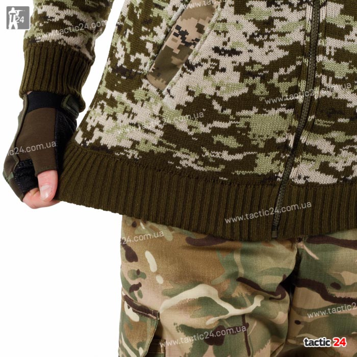 Офицерский свитер на змейке "Уставной Украина" в военторг tactic24.com.ua