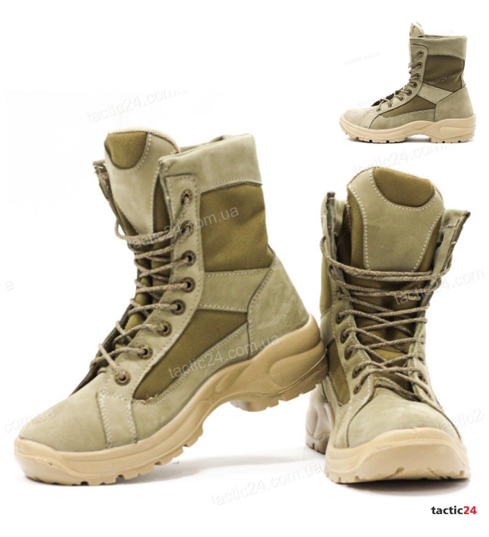 Берцы Летние Трекинговые ТренД Вставка Олива в военторг tactic24.com.ua