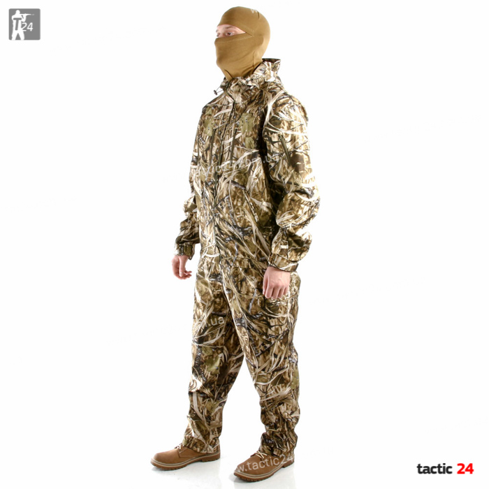 Камуфляжный Костюм (812) "Светлый камыш" водоотталкивающий Дюспо с начесом на змейках в военторг tactic24.com.ua