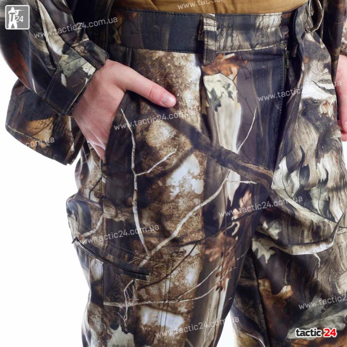 Камуфляжный Костюм (812) "Дуб темный лес" Водоотталкивающий на змейках в военторг tactic24.com.ua