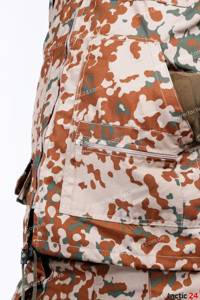 Камуфляж спорт с капюшеном Bundeswehr Tropentarn (Пустыня) с сеткой внутри - хлопок ,  в военторг tactic24.com.ua