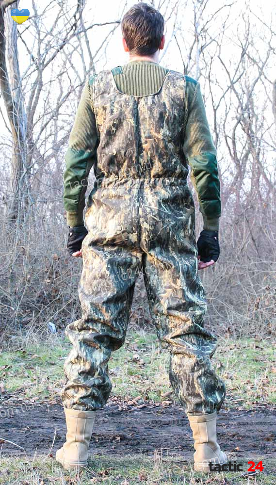 Зимний камуфляжный (112)  костюм с начесом Шерст Мембранный + полукомбинезоны Дуб ,  в военторг tactic24.com.ua