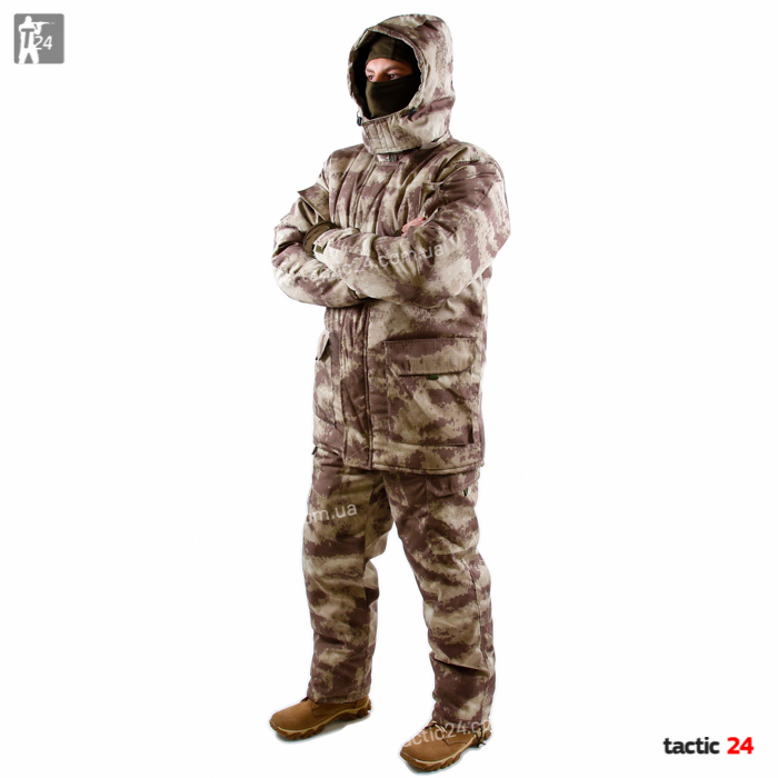 Зимний камуфляж Оригинал + 2-ой Синтепон на - 20 С A-TACS AU в военторг tactic24.com.ua