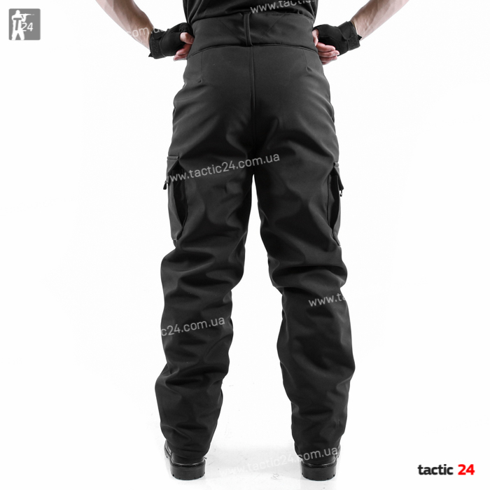 Зимний камуфляж (112) Hardshell   Черный  в военторг tactic24.com.ua